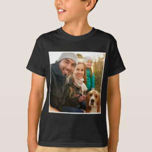 Foto Geschenk Modernes Personalisiertes Foto T-Shirt