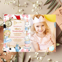 Foto Girl Alice im Wunderland Geburtstagstee