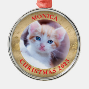 Foto Glam Gold Marmorgrenze Ornament Aus Metall