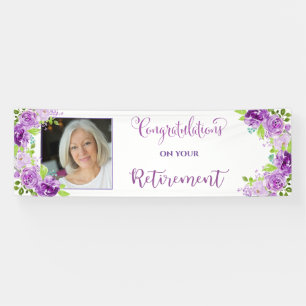 Foto-Glückwünsche auf Ihrem Ruhestand Banner
