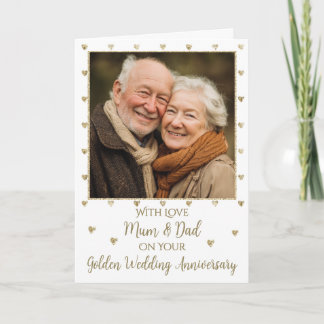Foto Goldene Hochzeit 50 Jahre Karte