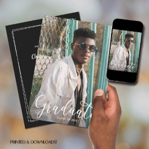 Foto Graduation Party Einladung