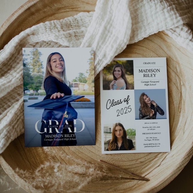 Foto Graduation Party Einladung Ankündigung (Von Creator hochgeladen)