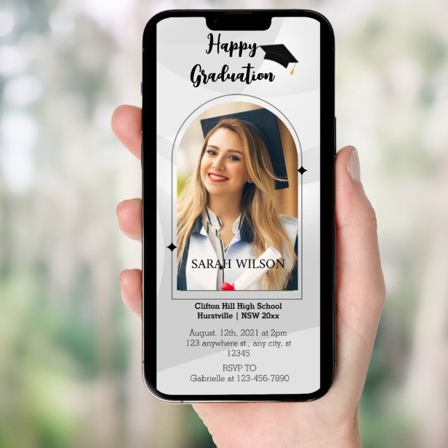 Foto Graduation Party Telefonische Einladungen (Von Creator hochgeladen)