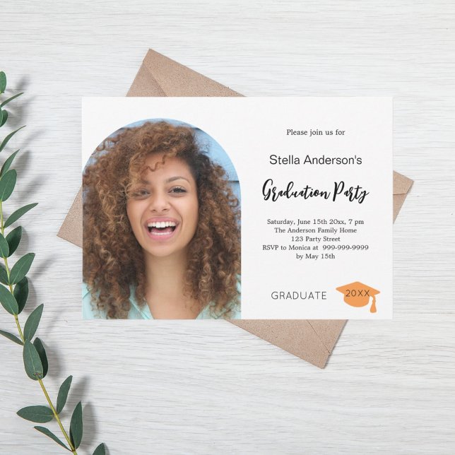 Foto-Graduierungsparty 2025 Einladung (Von Creator hochgeladen)