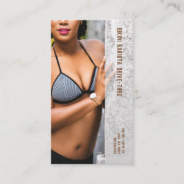 Foto Gray Bikini Barista Drive-Thru Kaffee Treuekarte