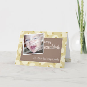 FOTO GREETING CARD :: freche gepunktet 10 Feiertagskarte