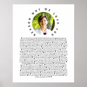 Foto Gründe für unsere Liebe Poster