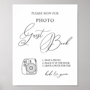Foto Guest Book Sign Poster