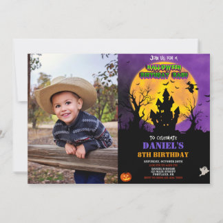 Foto Halloween-Einladung Kostüm Party Einladung