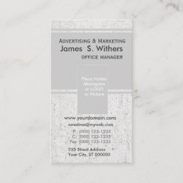 Foto-Halter-Vintages modernes einfaches minimales Visitenkarte