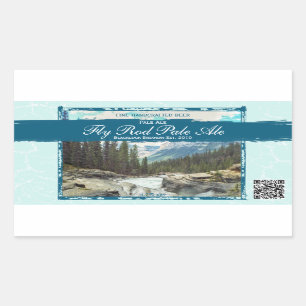 Foto Handarbeit Eigene Biermarken Rechteckiger Aufkleber