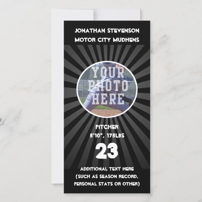 Foto-Handelskarte, Kundenteam (Vorderseite)