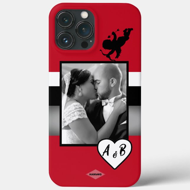 Foto Handy Case White Heart Graphic HAMbWG (Rückseite)