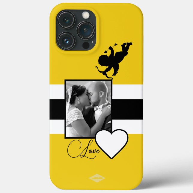 Foto Handy Case White Heart Graphic HAMbWG (Rückseite)