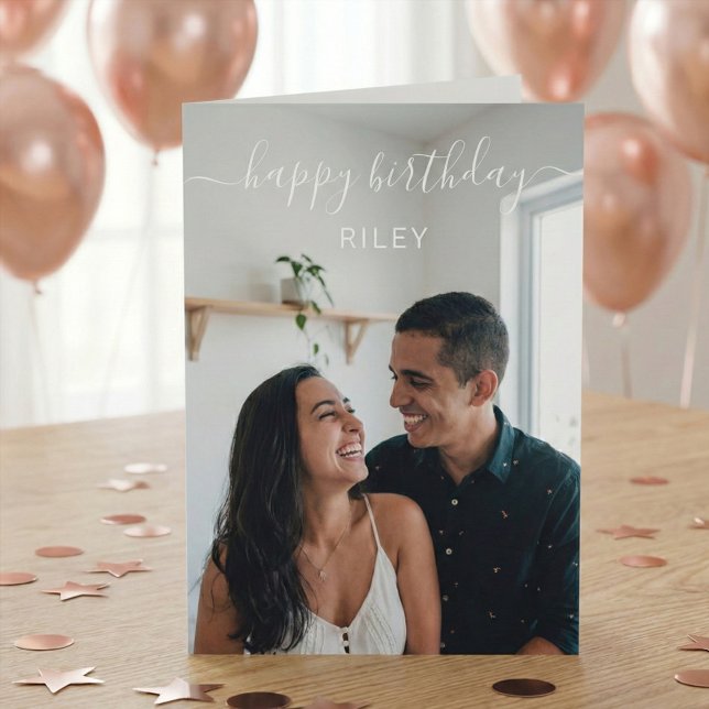 Foto Happy Birthday Karte (Von Creator hochgeladen)