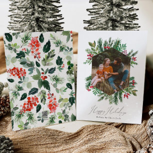Foto Happy Holidays Card Feiertagskarte