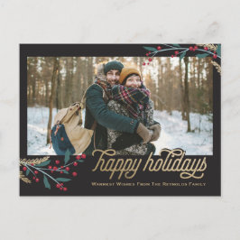 Foto | Happy Holidays Postkarte