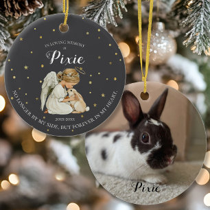 Foto-Hasen-Tier-Gedenkstätte  Keramik Ornament