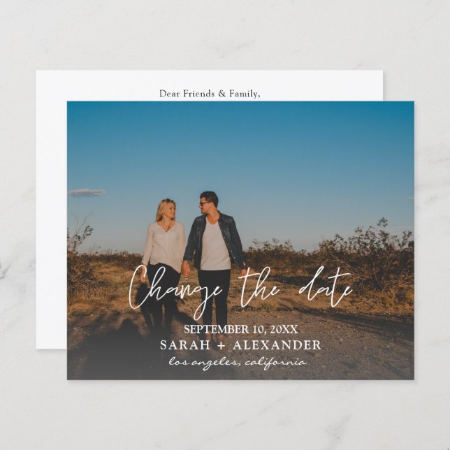 Foto Haushalt - Horizontale Änderung des Datums (Vorne/Hinten)