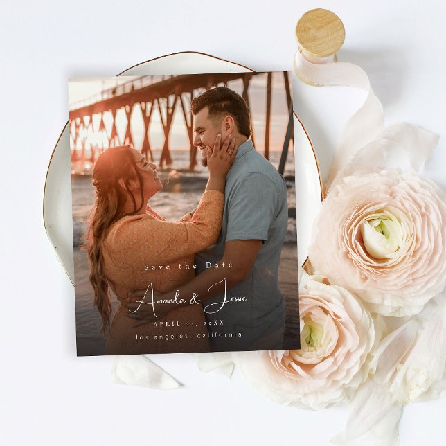 Foto Haushalt - Vertikale Handhabung Save the Date (Von Creator hochgeladen)