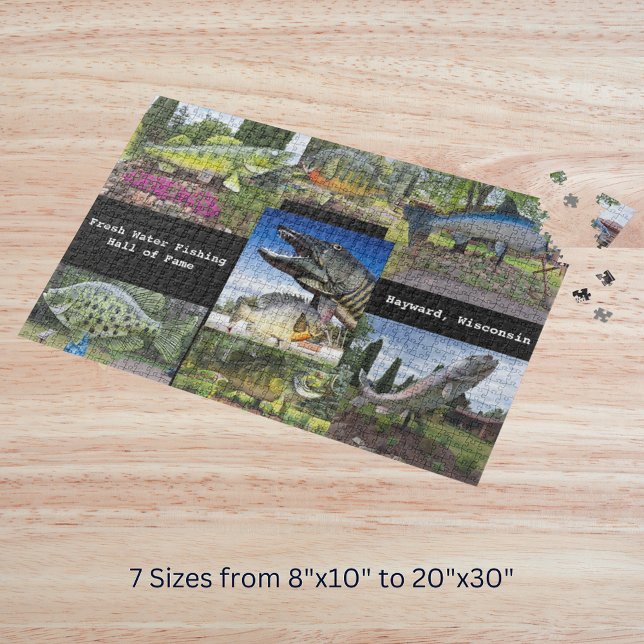 Foto Hayward, WI Puzzle (Fresh Water Fishing Hall of Fame Photo Hayward, WI Jigsaw Puzzle)