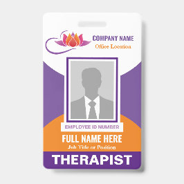 Foto Health Emotional Support - jede Farbvorlage Ausweis