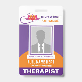 Foto Health Emotional Support - jede Farbvorlage Ausweis