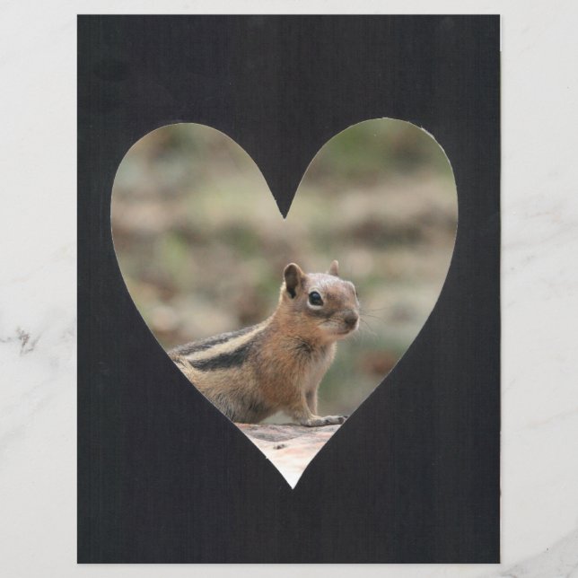 Foto Heart Frame hinzufügen (schwarz) (Vorderseite)