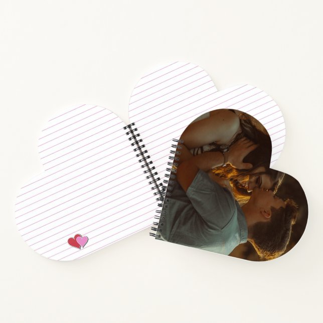 Foto Heart Shaped Notebook Notizbuch (Innenseite)