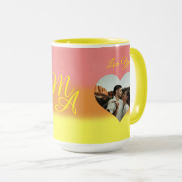 Foto Heart Template Sunrise Couple Tasse