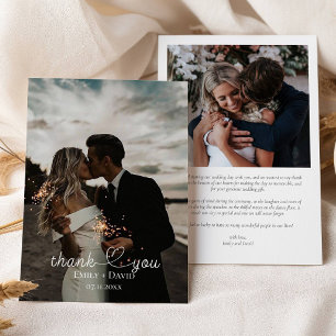 Foto Herz handgeschriebene Hochzeit Danke