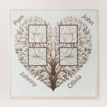 Foto Herzpuzzle Vier Fotos hinzufügen