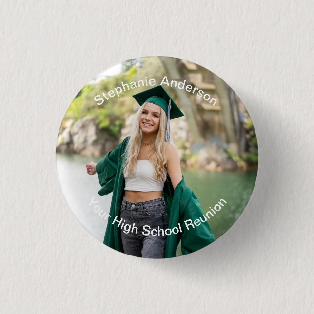 Foto High School Wiedersehen Family Wiedersehen Co Button (Vorderseite)