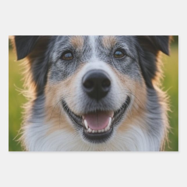 Foto hinzufügen Anpassen Geschenkpapier Set (Vorderseite)