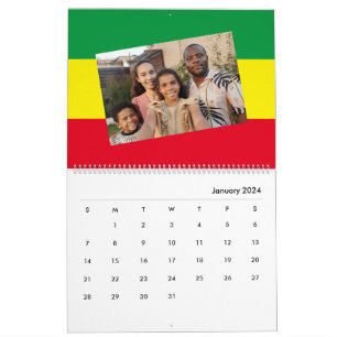 Foto hinzufügen Flag 2025 von Rasta African Ethi Kalender