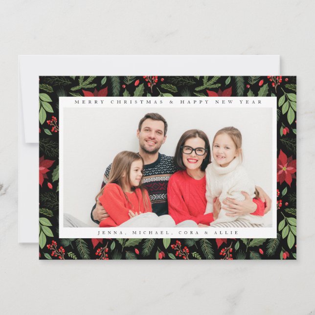 FOTO HINZUFÜGEN | Frohe Weihnachten und glückliche (Vorderseite)