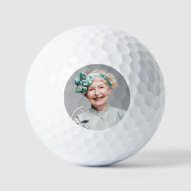 Foto hinzufügen | PERSONALISIERT Golfball (Vorderseite)