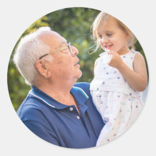 Foto hinzufügen runder aufkleber