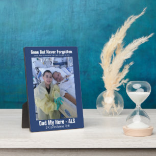 Foto hinzufügen / Text - Tabletop mit Easel Fotoplatte