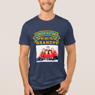 Foto hochladen - das beste Opa-Tri-Blend-Shirt Tri-Blend Shirt