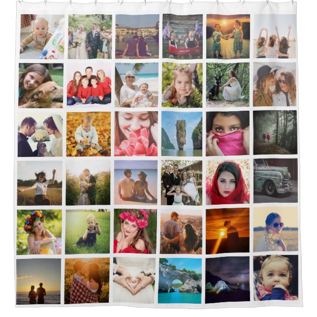 Foto hochladen duschvorhang (Vorderseite)