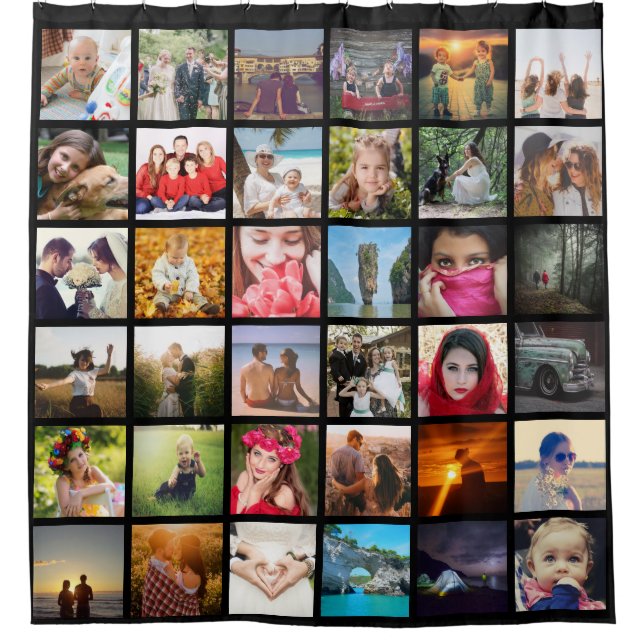 Foto hochladen duschvorhang (Vorderseite)