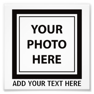 Foto hochladen und Text hinzufügen - Anpassen