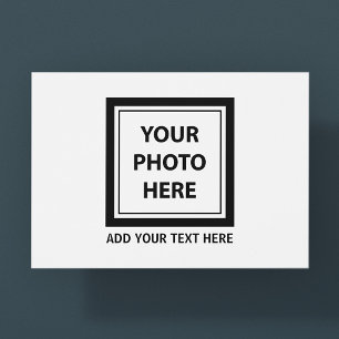 Foto hochladen und Text hinzufügen - Anpassen Feiertagspostkarte