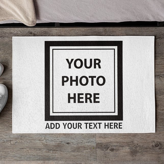 Foto hochladen und Text hinzufügen - Anpassen Fußmatte (Von Creator hochgeladen)
