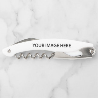 Foto hochladen und Text hinzufügen - Anpassen Kellnermesser