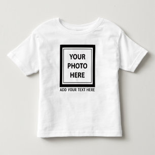 Foto hochladen und Text hinzufügen - Anpassen Kleinkind T-shirt