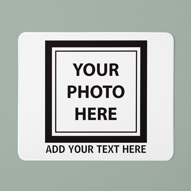 Foto hochladen und Text hinzufügen - Anpassen Mousepad (Von Creator hochgeladen)