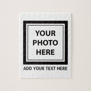 Foto hochladen und Text hinzufügen - Anpassen Puzzle